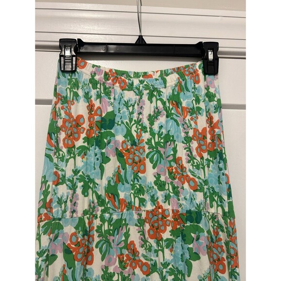 Lilly Pulitzer Strapless Jersey Knit Maxi Dress Size XS Colorful Beach Casual - Picture 2 of 6